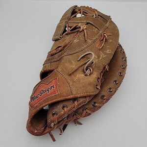 MacGregor Big Dipper First Base Mitt Vintage Lee May BM1T Autograph Model 13"